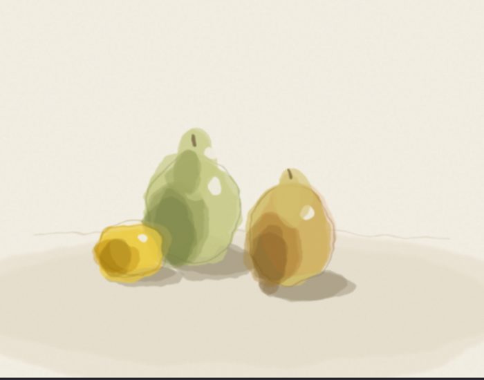 Pears + lemon