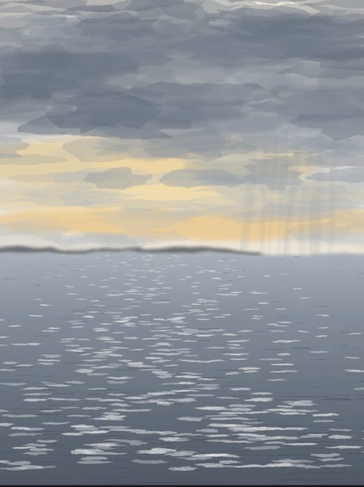 Rain over the Straits